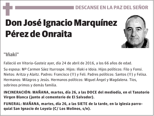 José Ignacio Marquínez Pérez de Onraita