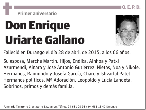 Enrique Uriarte Gallano