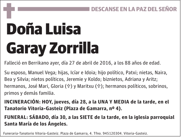 Luisa Garay Zorrilla