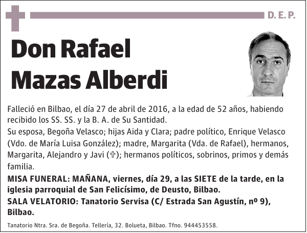 Rafael Mazas Alberdi