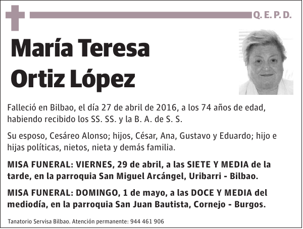 María Teresa Ortiz López