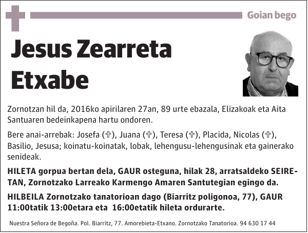 Jesus Zearreta Etxabe