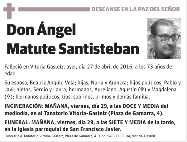 Ángel Matute Santisteban