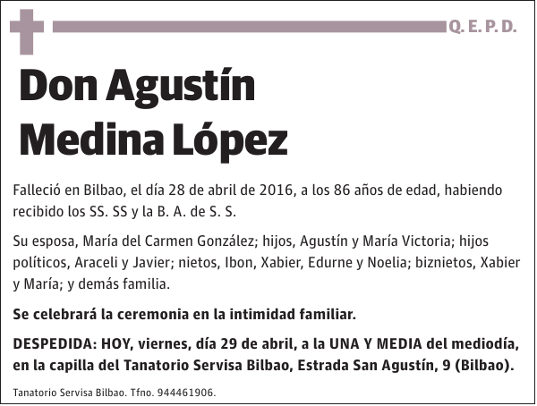 Agustín Medina López