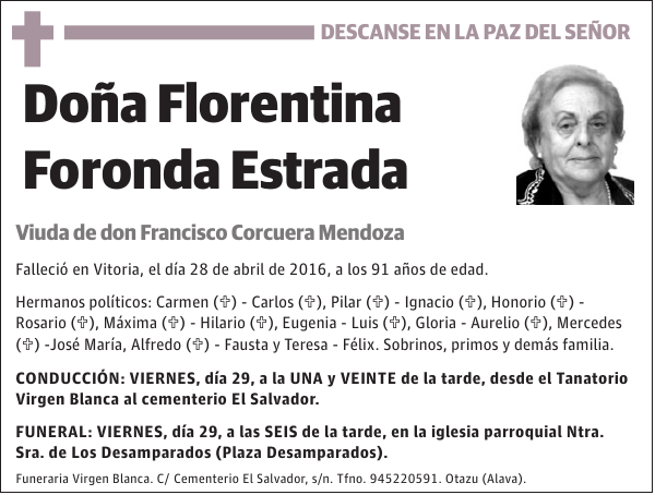 Florentina Foronda Estrada