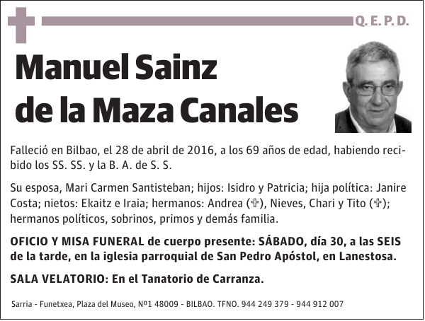 Manuel Sainz de la Maza Canales