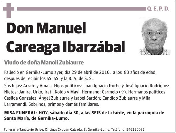 Manuel Careaga Ibarzábal