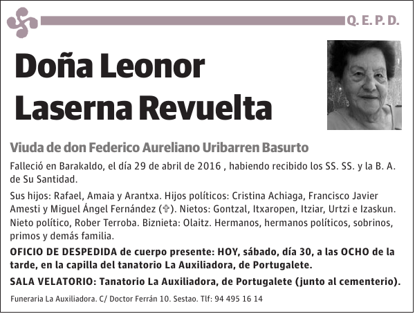 Leonor Laserna Revuelta