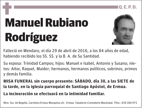 Manuel Rubiano Rodríguez