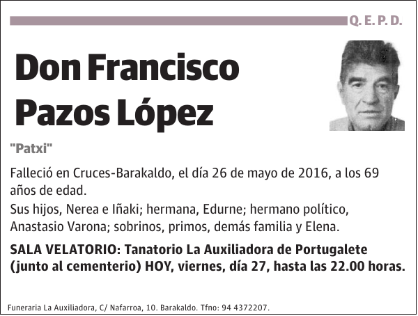 Francisco Pazos López