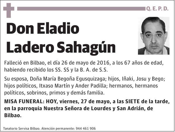 Eladio Ladero Sahagún