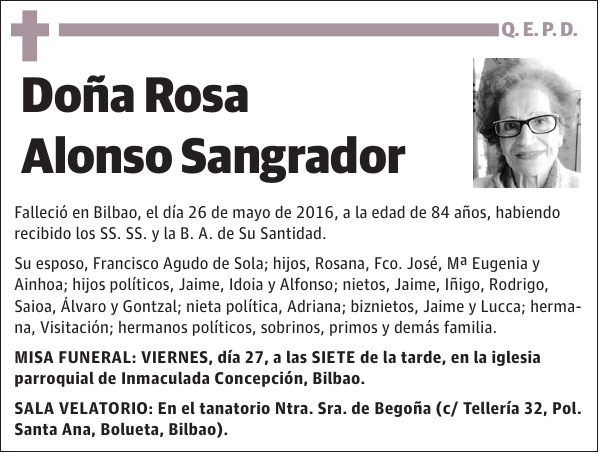 Rosa Alonso Sangrador