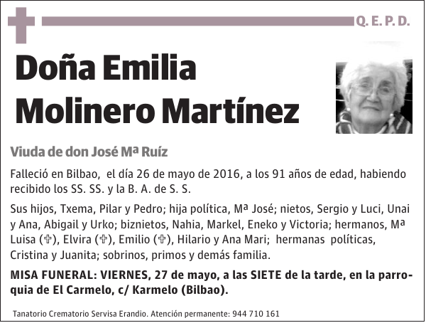 Emilia Molinero Martínez