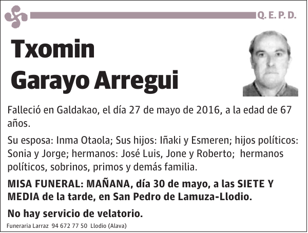 Txomin Garayo Arregui