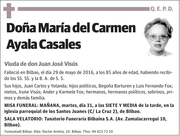 María del Carmen Ayala Casales