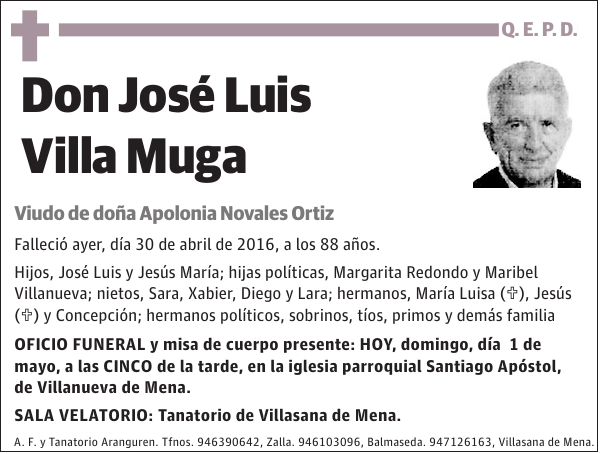 José Luis Villa Muga