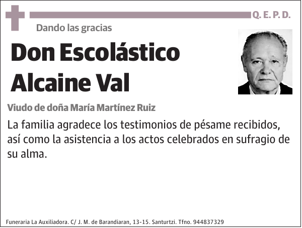 Escolástico Alcaine Val