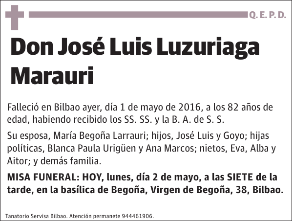 José Luis Luzuriaga Marauri