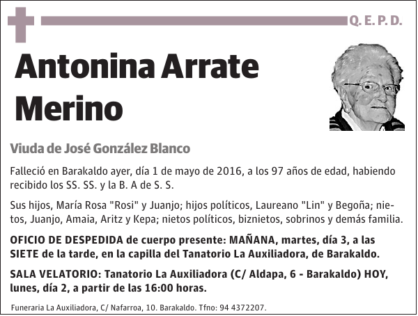 Antonina Arrate Merino