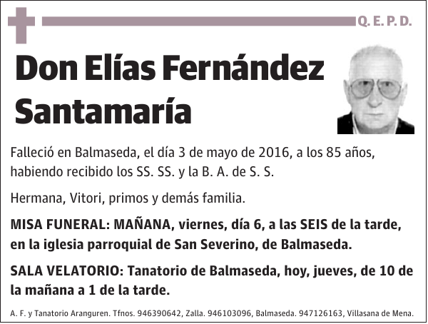 Elías Fernández Santamaría