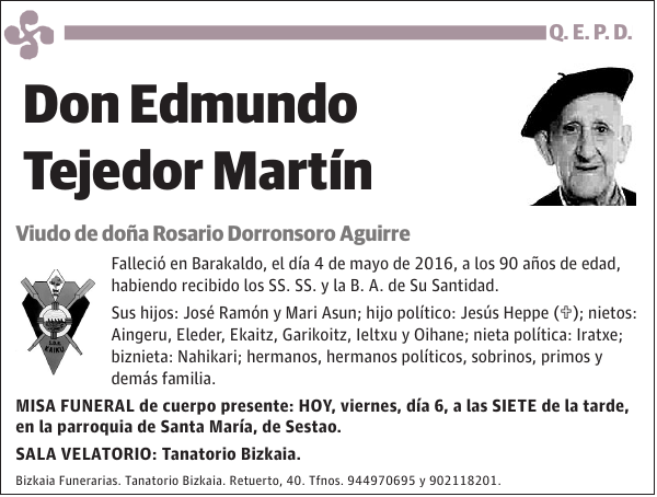 Edmundo Tejedor Martín