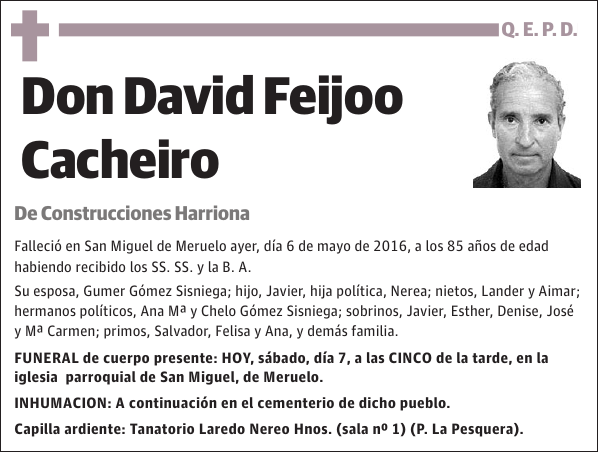 David Feijoo Cacheiro