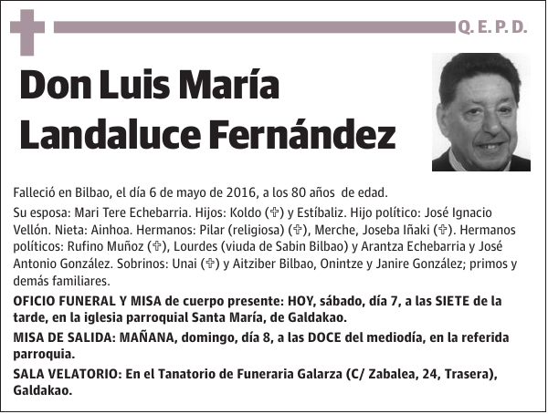 Luis María Landaluce Fernández