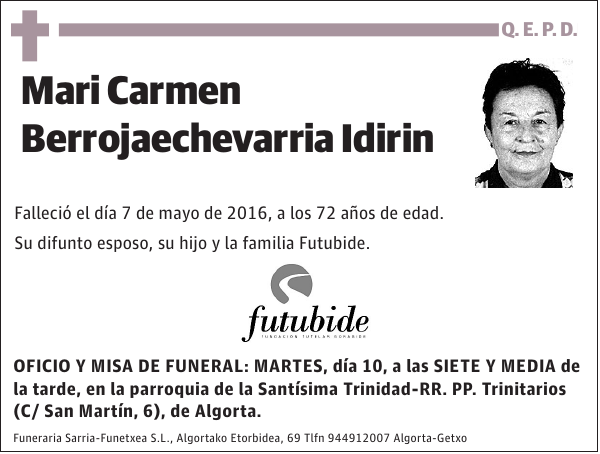 Mari Carmen Berrojaechevarria Idirin