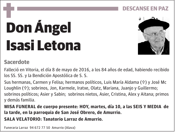 Ángel Isasi Letona