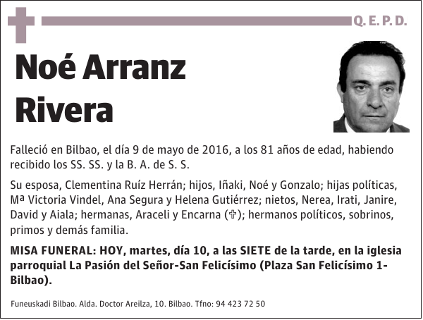 Noé Arranz Rivera