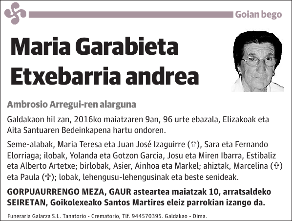 Maria Garabieta Etxebarria