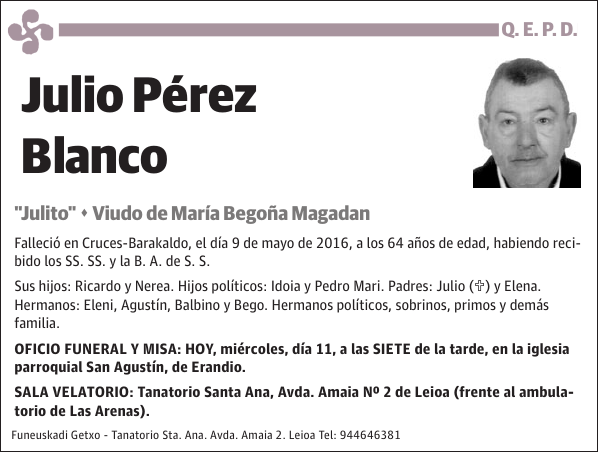 Julio Pérez Blanco