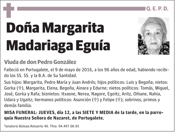 Margarita Madariaga Eguía