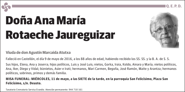 Ana María Rotaeche Jaureguizar