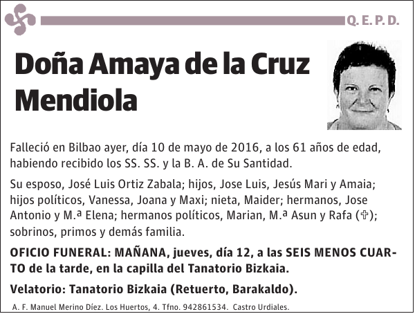 Amaya de la Cruz Mendiola