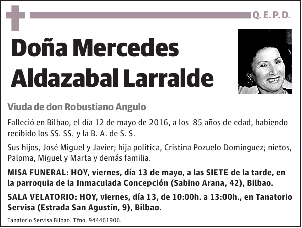 Mercedes Aldazabal Larralde