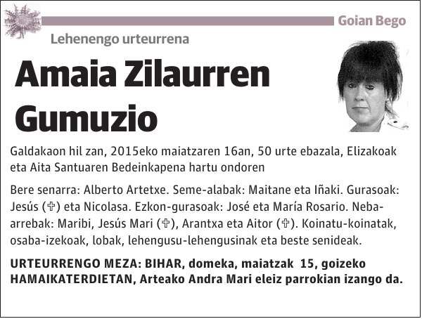 Amaia Zilaurren Gumuzio