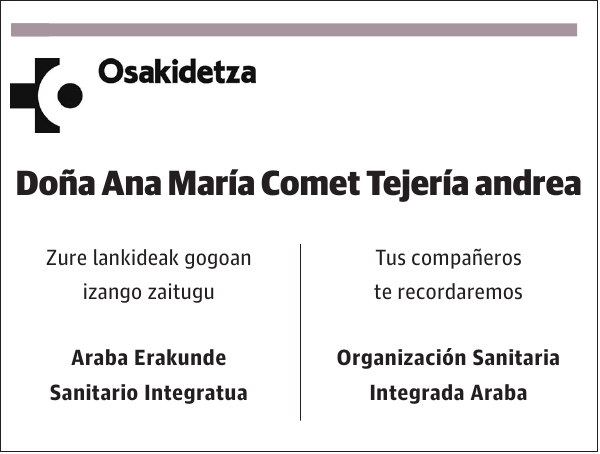 Ana María Comet Tejería