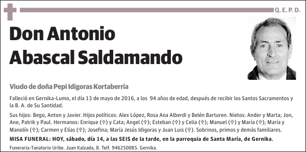 Antonio Abascal Saldamando