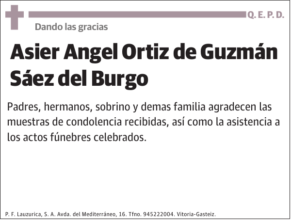 Asier Angel Ortiz de Guzmán Sáez del Burgo