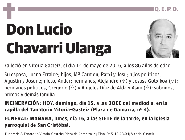 Lucio Chavarri Ulanga