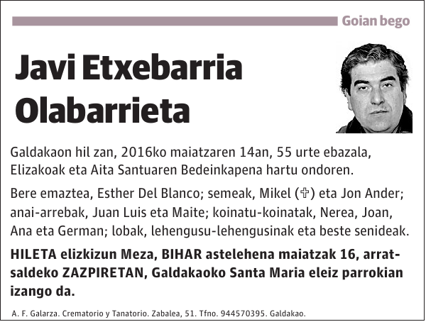 Javi Etxebarria Olabarrieta