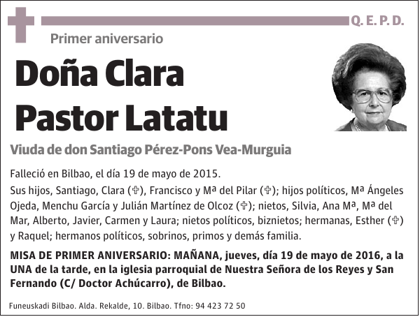 Clara Pastor Latatu