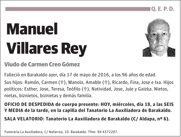 Manuel Villares Rey