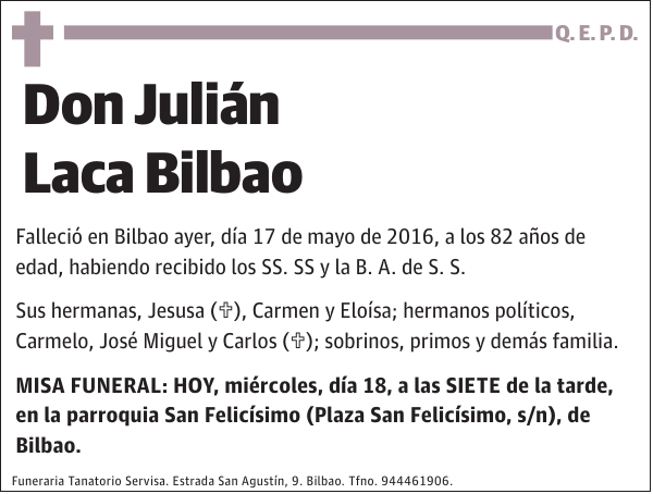 Julián Laca Bilbao