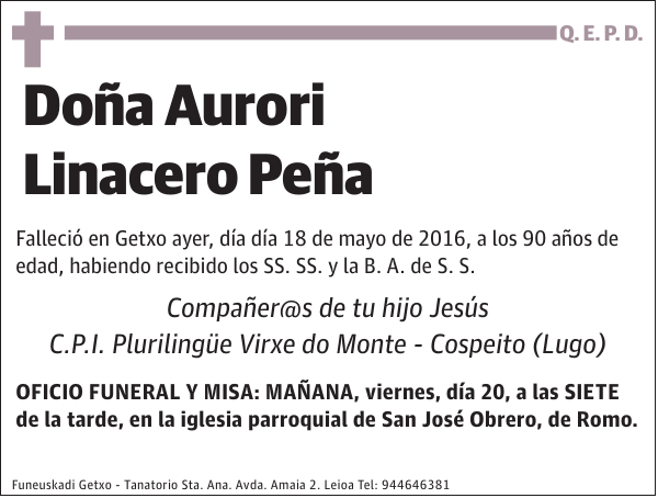 Aurori Linacero Peña