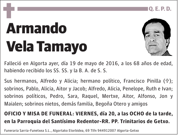 Armando Vela Tamayo