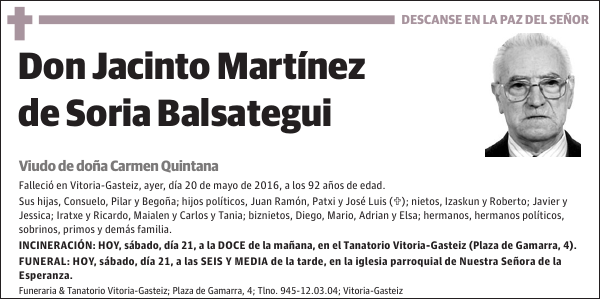 Jacinto Martínez de Soria Balsategui