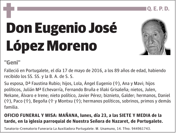 Eugenio José López Moreno