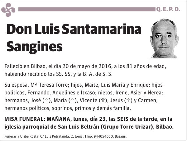 Luis Santamarina Sangines